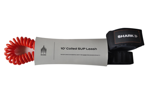 Shark 10' Coiled SUP leash